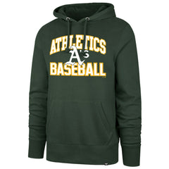 Athletics '47  Velocity Headline Pullover Hoodie - Green Hoodies