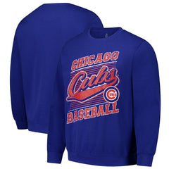 Chicago Cubs Stitches Lightweight Crew Sweatshirt - Royal Sweatshirts