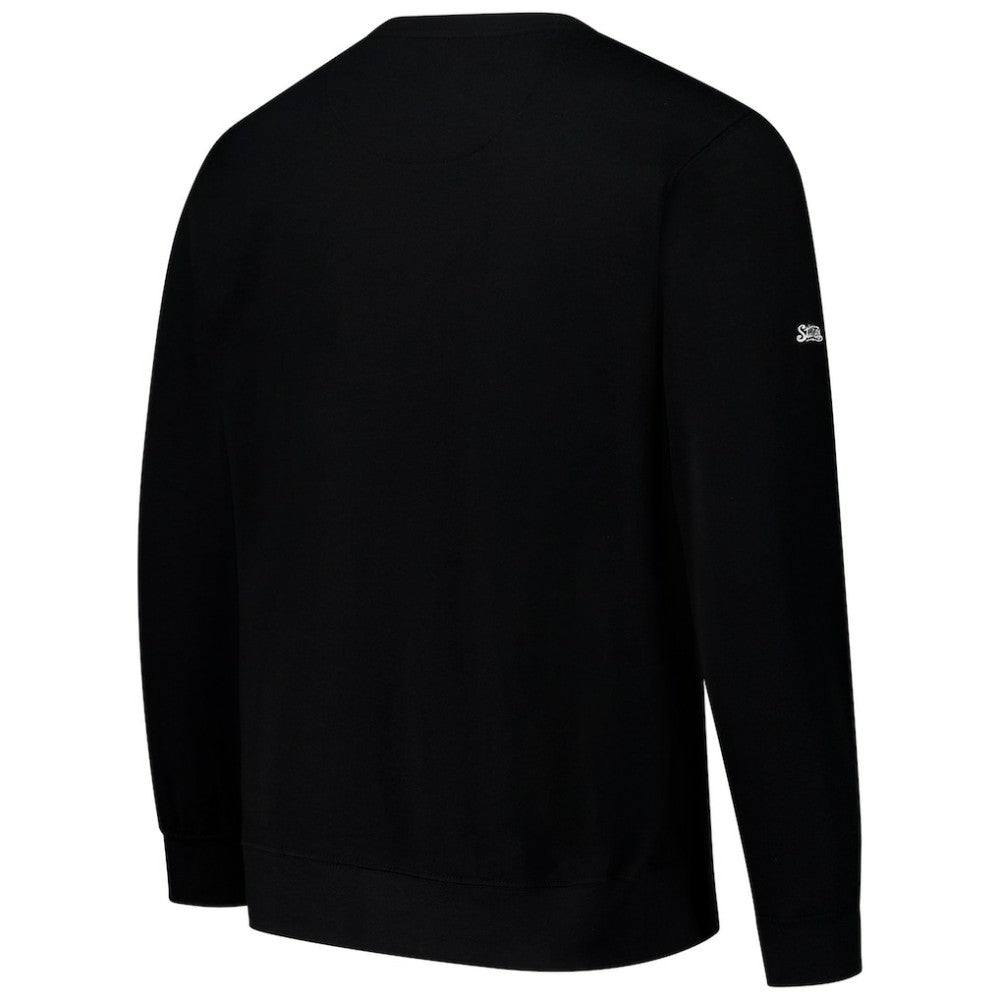 Pittsburgh Pirates Stitches Lightweight Crew Sweatshirt - Black Sweatshirts