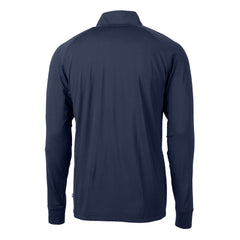 Kansas City Royals Cutter & Buck Adapt Eco Knit Stretch Recycled Quarter-Zip Pullover Top - Navy Pullover