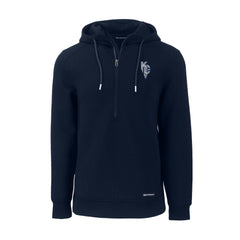 Kansas City Royals Cutter & Buck Roam Eco Recycled Half-Zip Pullover Hoodie - Navy Hoodies
