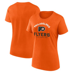 Philadelphia Flyers Logo Athletic Women's Unrivaled T-Shirt - Orange | US 202179621