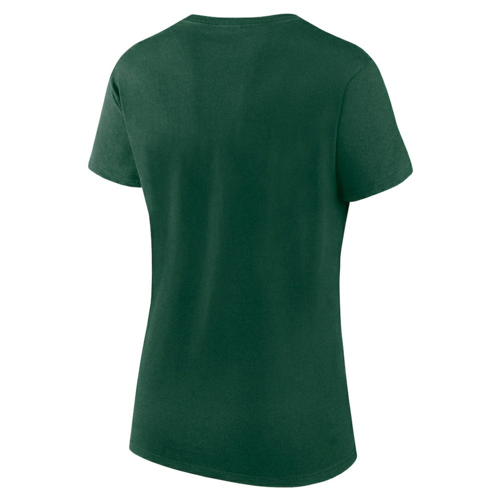Minnesota Wild Logo Athletic Women's Unrivaled T-Shirt - Green | US 202179628