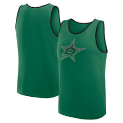 Dallas Stars Logo Athletic Unmatched Success Tank Top - Kelly Green | US 202179673