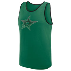 Dallas Stars Logo Athletic Unmatched Success Tank Top - Kelly Green | US 202179673