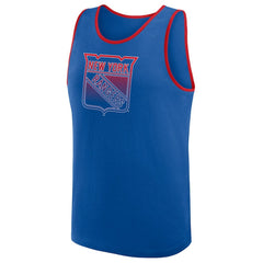 New York Rangers Logo Athletic Unmatched Success Tank Top - Blue | US 202179675