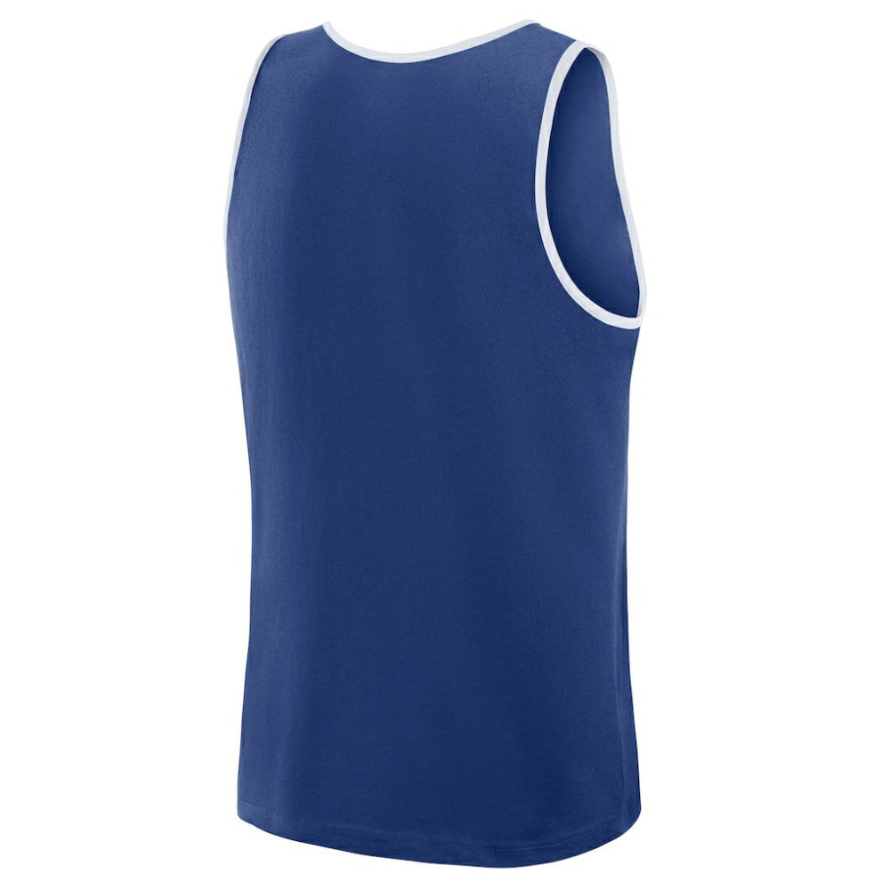 Tampa Bay Lightning Logo Athletic Unmatched Success Tank Top - Blue | US 202179686