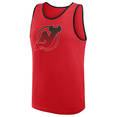 New Jersey Devils Logo Athletic Unmatched Success Tank Top - Red | US 202179689