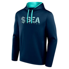 Seattle Kraken Logo Athletic Head Start Pullover Hoodie - Navy | US 202179732