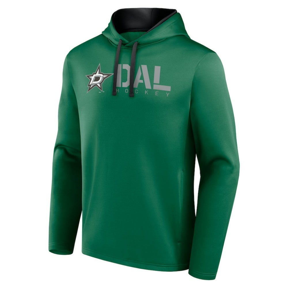 Dallas Stars Logo Athletic Head Start Pullover Hoodie - Kelly Green | US 202179733