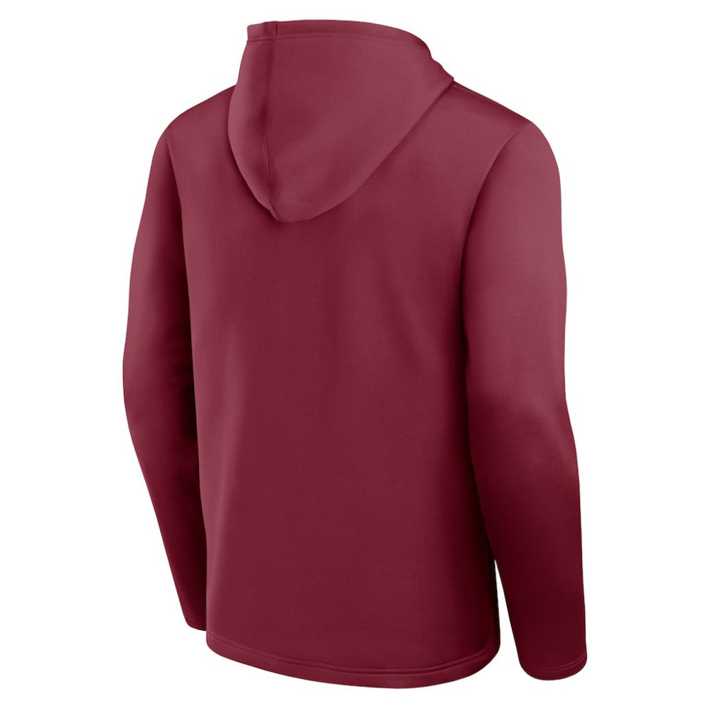 Colorado Avalanche Logo Athletic Head Start Pullover Hoodie - Burgundy | US 202179741