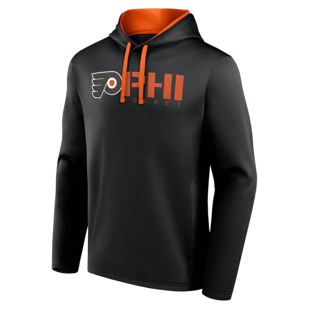 Philadelphia Flyers Logo Athletic Head Start Pullover Hoodie - Black | US 202179743