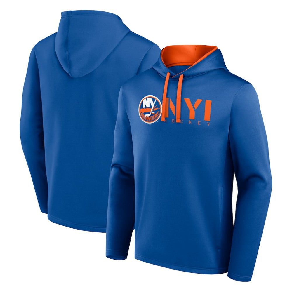 New York Islanders Logo Athletic Head Start Pullover Hoodie - Royal | US 202179745