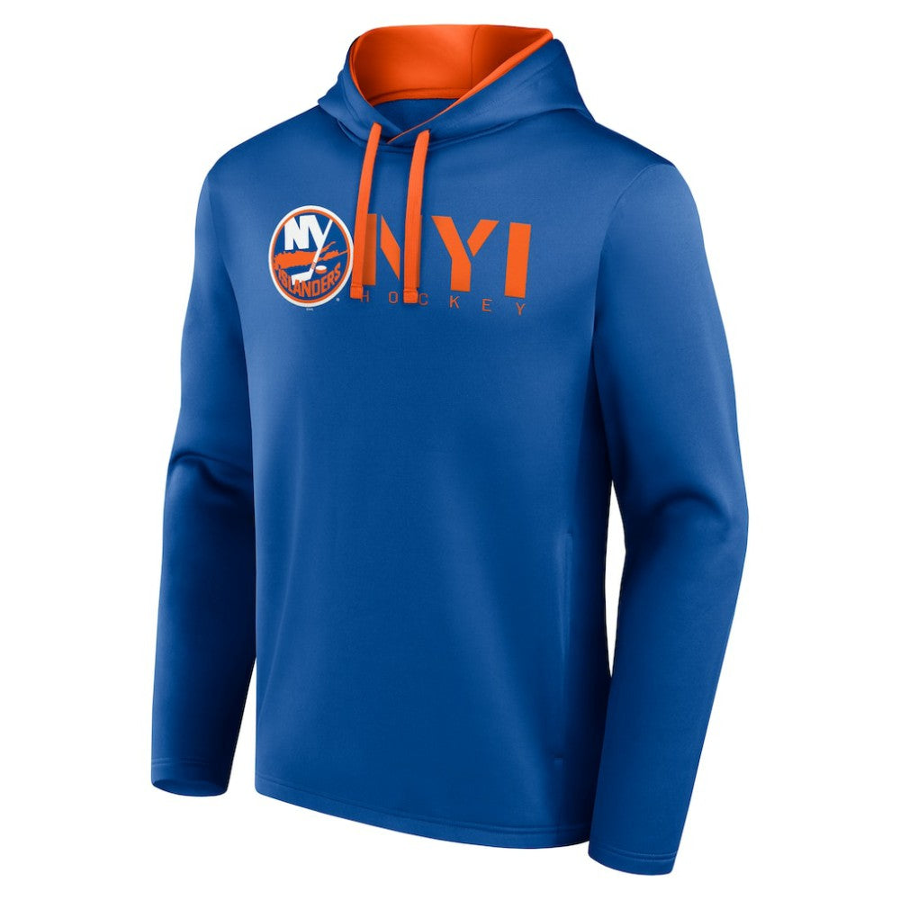 New York Islanders Logo Athletic Head Start Pullover Hoodie - Royal | US 202179745