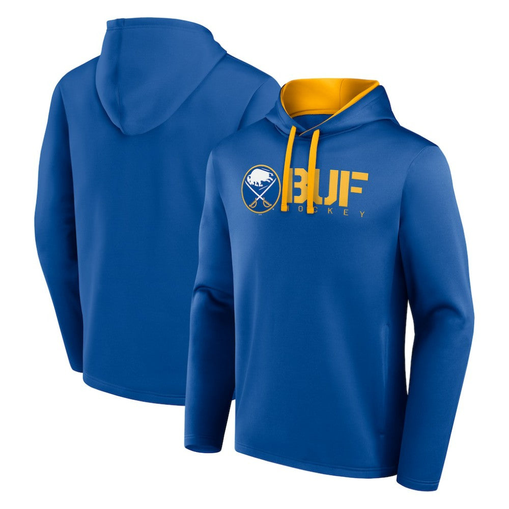 Buffalo Sabres Logo Athletic Head Start Pullover Hoodie - Royal | US 202179751
