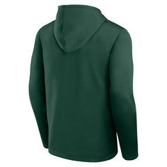 Minnesota Wild Logo Athletic Head Start Pullover Hoodie - Green | US 202179753