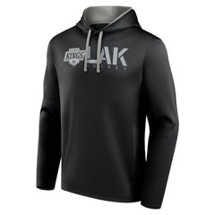 Los Angeles Kings Logo Athletic Head Start Pullover Hoodie - Black | US 202179762