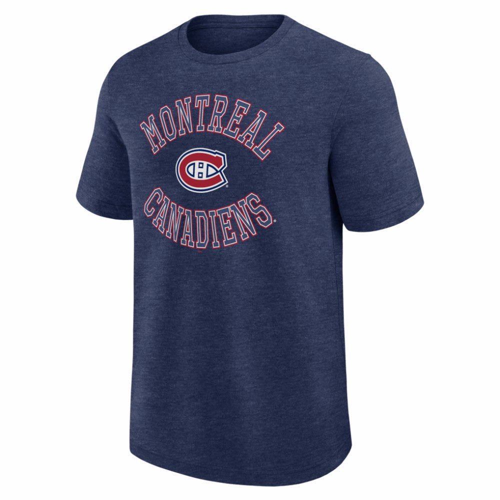 Montreal Canadiens Logo Athletic Success T-Shirt - Heather Navy | US 202179891