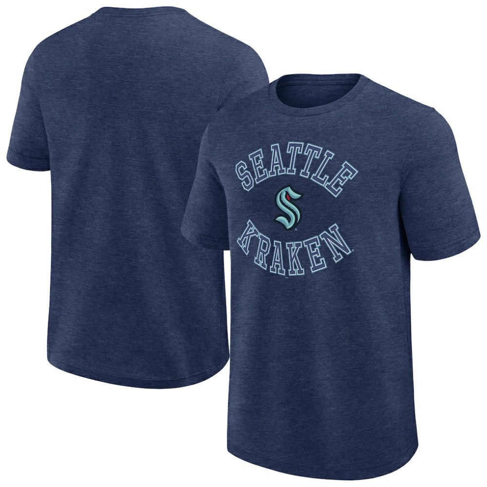 Seattle Kraken Logo Athletic Success T-Shirt - Heather Navy | US 202179906