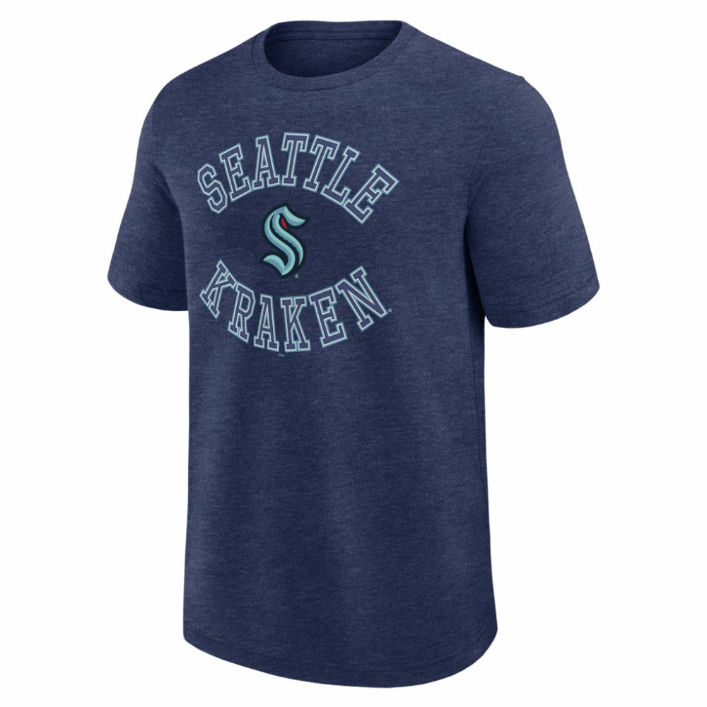Seattle Kraken Logo Athletic Success T-Shirt - Heather Navy | US 202179906