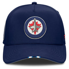 Winnipeg Jets Fanatics 2025 NHL Draft Authentic Pro On-Stage Podium A-Frame Adjustable Hat - Navy | US 202180000