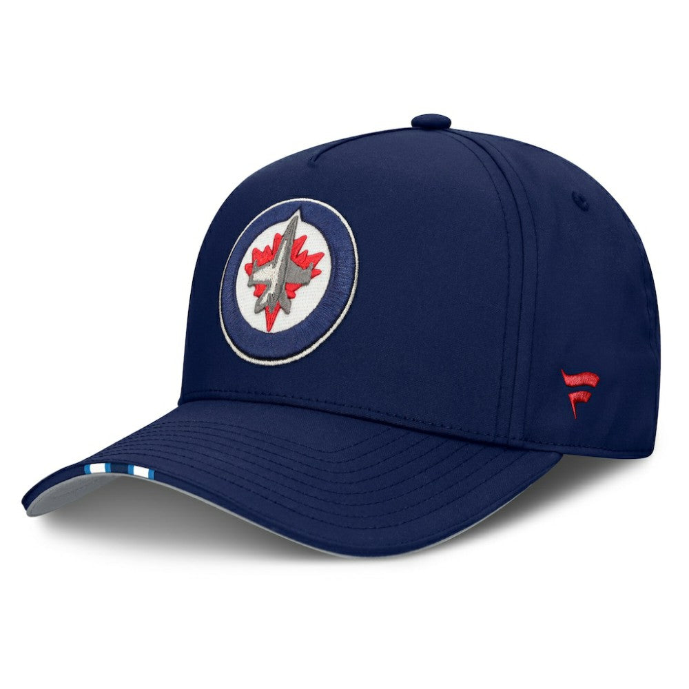 Winnipeg Jets Fanatics 2025 NHL Draft Authentic Pro On-Stage Podium A-Frame Adjustable Hat - Navy | US 202180000