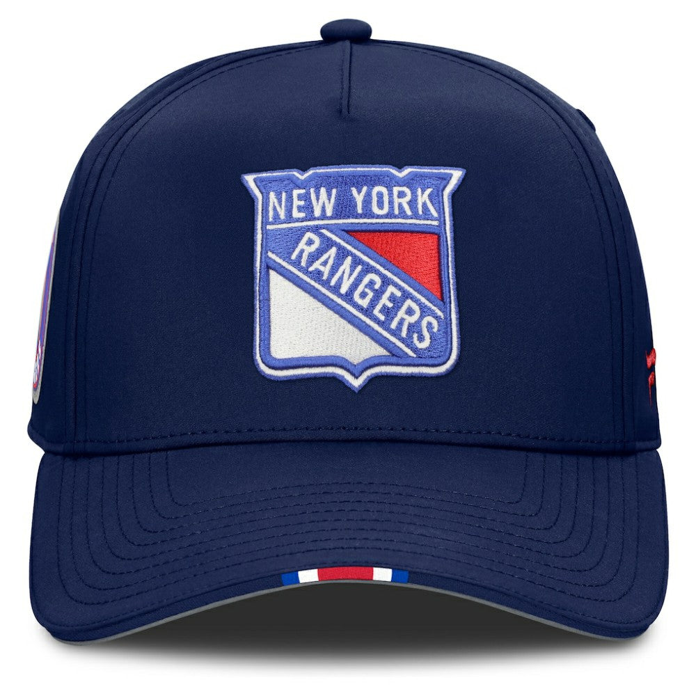 New York Rangers Fanatics 2025 NHL Draft Authentic Pro On-Stage Podium A-Frame Adjustable Hat - Navy | US 202180013