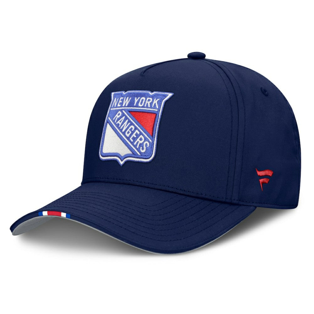 New York Rangers Fanatics 2025 NHL Draft Authentic Pro On-Stage Podium A-Frame Adjustable Hat - Navy | US 202180013