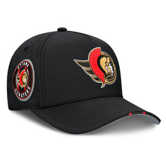 Ottawa Senators Fanatics 2025 NHL Draft Authentic Pro On-Stage Podium A-Frame Adjustable Hat - Black | US 202180016