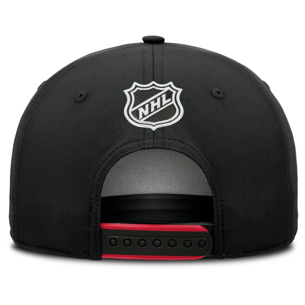 Ottawa Senators Fanatics 2025 NHL Draft Authentic Pro On-Stage Podium A-Frame Adjustable Hat - Black | US 202180016