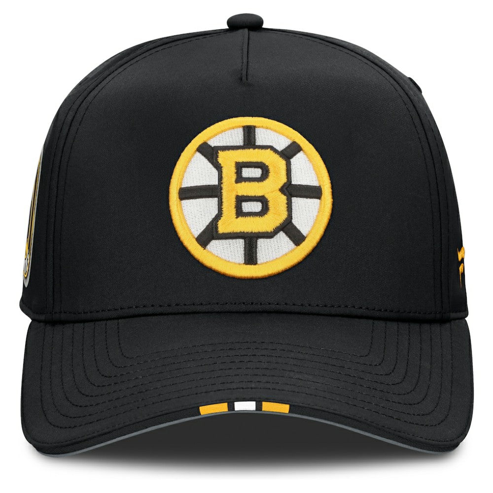 Boston Bruins Fanatics 2025 NHL Draft Authentic Pro On-Stage Podium A-Frame Adjustable Hat - Black | US 202180021