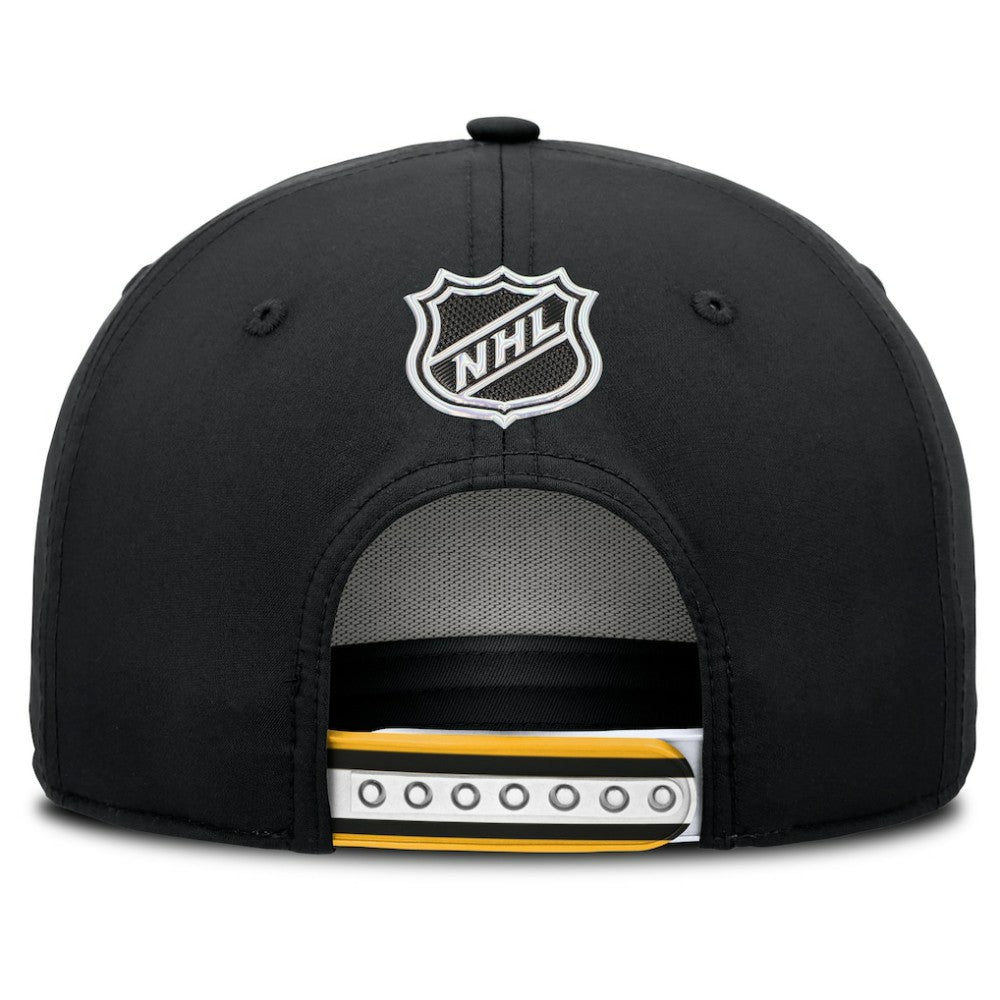 Boston Bruins Fanatics 2025 NHL Draft Authentic Pro On-Stage Podium A-Frame Adjustable Hat - Black | US 202180021