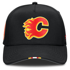 Calgary Flames Fanatics 2025 NHL Draft Authentic Pro On-Stage Podium A-Frame Adjustable Hat - Black | US 202180023