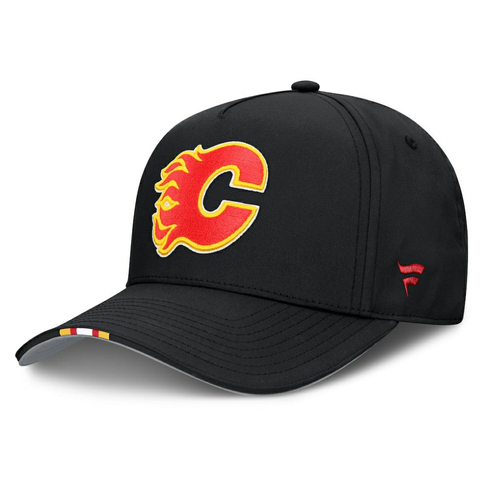 Calgary Flames Fanatics 2025 NHL Draft Authentic Pro On-Stage Podium A-Frame Adjustable Hat - Black | US 202180023
