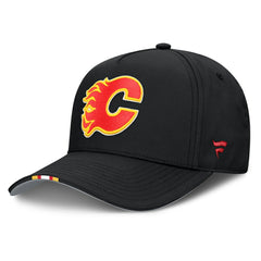 Calgary Flames Fanatics 2025 NHL Draft Authentic Pro On-Stage Podium A-Frame Adjustable Hat - Black | US 202180023