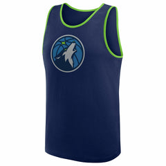 Minnesota Timberwolves Logo Athletic Unmatched Success Tank Top Navy