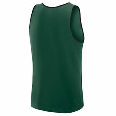 Milwaukee Bucks Logo Athletic Unmatched Success Tank Top Hunter Green outlet