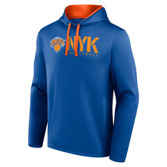 New York Knicks Logo Athletic Head Start Pullover Hoodie Blue