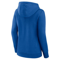 Philadelphia 76ers Logo Athletic Women's Triumphant V-Neck Pullover Hoodie Royal