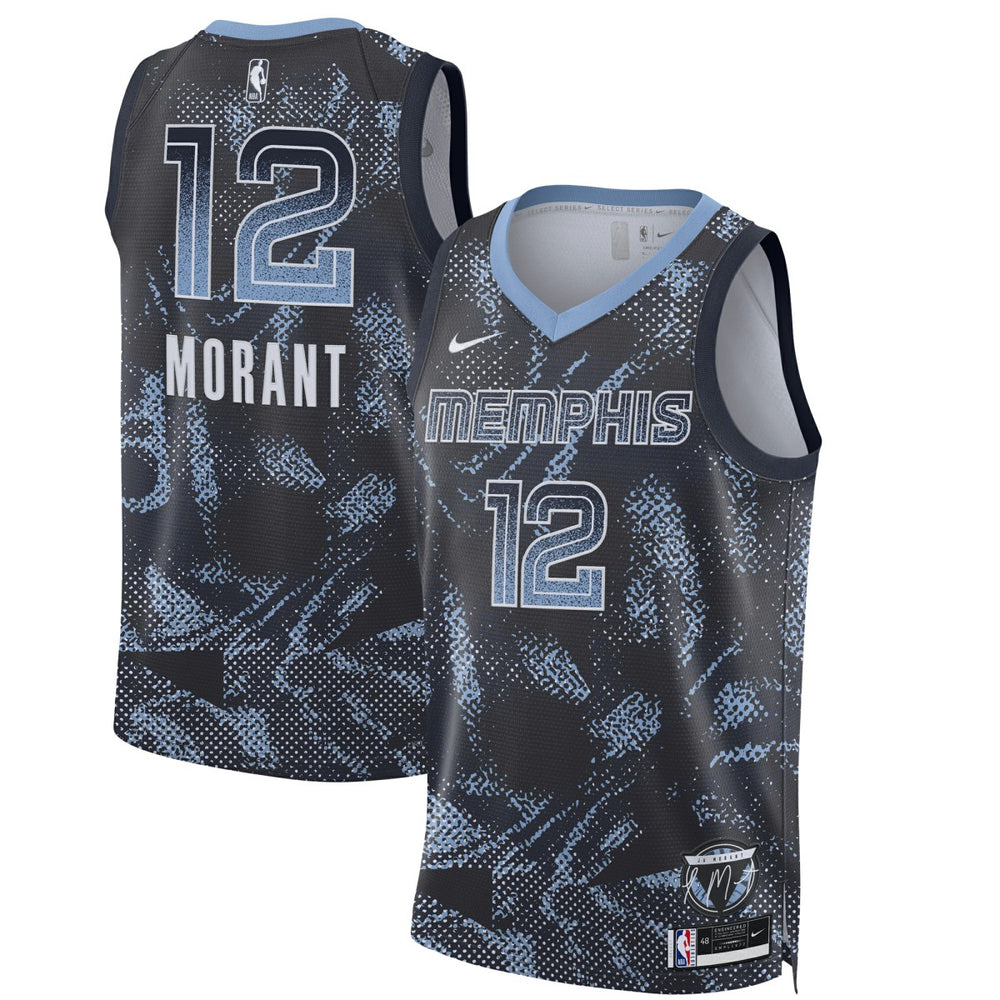 Ja Morant Memphis Grizzlies Unisex 2025 Select Series Swingman Player Jersey Navy - Nike