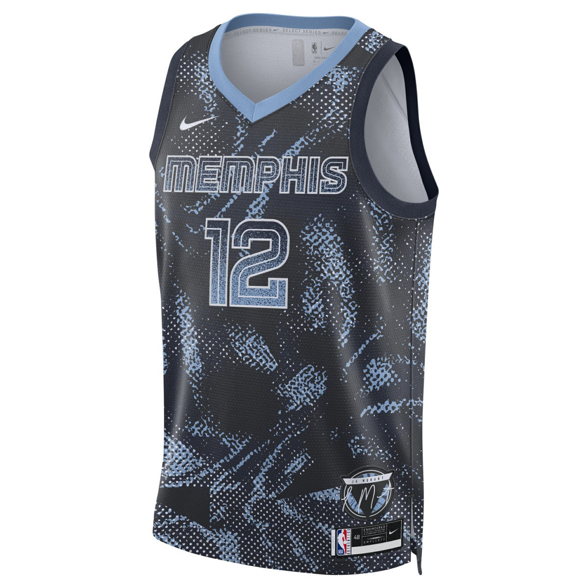 Ja Morant Memphis Grizzlies Unisex 2025 Select Series Swingman Player Jersey Navy - Nike
