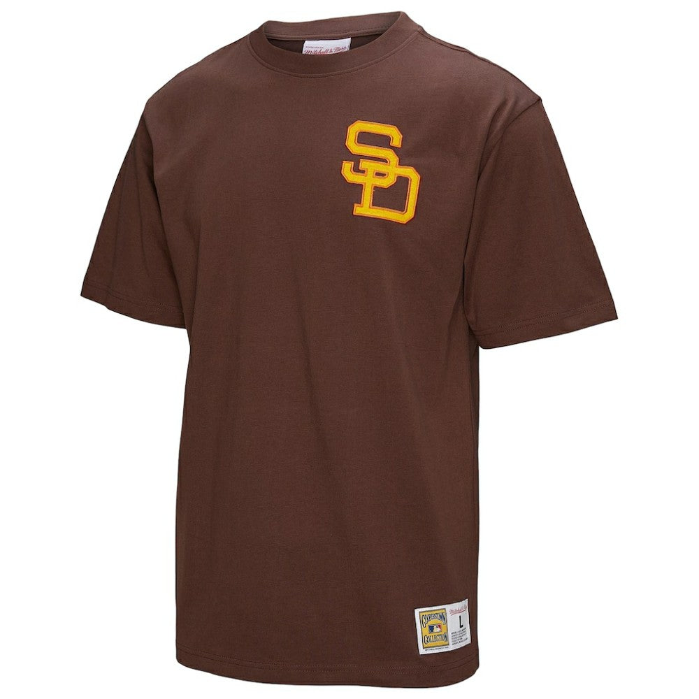 Tony Gwynn San Diego Padres Mitchell & Ness Legends Collection Vintage Logo T-Shirt - Brown T-shirts