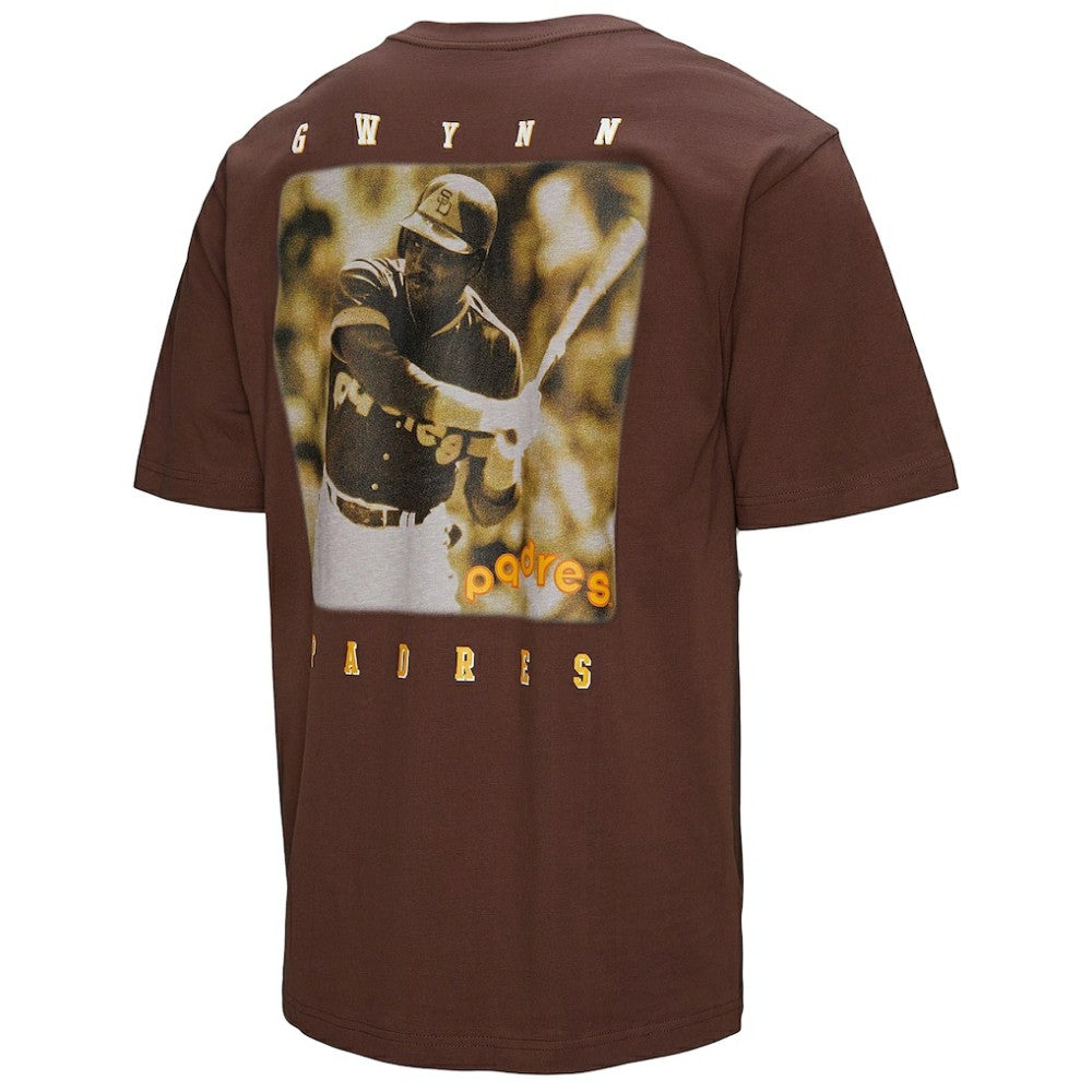 Tony Gwynn San Diego Padres Mitchell & Ness Legends Collection Vintage Logo T-Shirt - Brown T-shirts