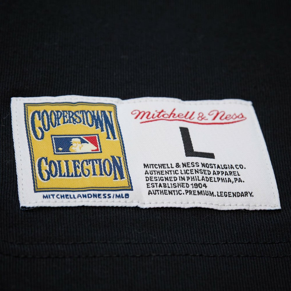 Roberto Clemente Pittsburgh Pirates Mitchell & Ness Legends Collection Vintage Logo T-Shirt - Black T-shirts