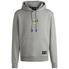 Los Angeles Rams Hugo Boss Unisex Woodson Tri-Blend Hoodie - Heather Gray Hoodies