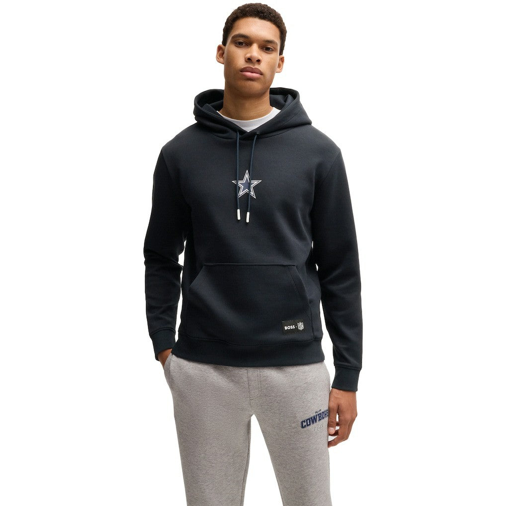 Dallas Cowboys Hugo Boss Unisex Woodson Tri-Blend Hoodie - Navy Hoodies