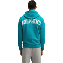 Miami Dolphins Hugo Boss Unisex Woodson Tri-Blend Hoodie - Aqua Hoodies