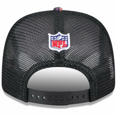 Cleveland Browns New Era 2024 NFL Crucial Catch Plaid 9SEVENTY Trucker Snapback Hat - Black Hats