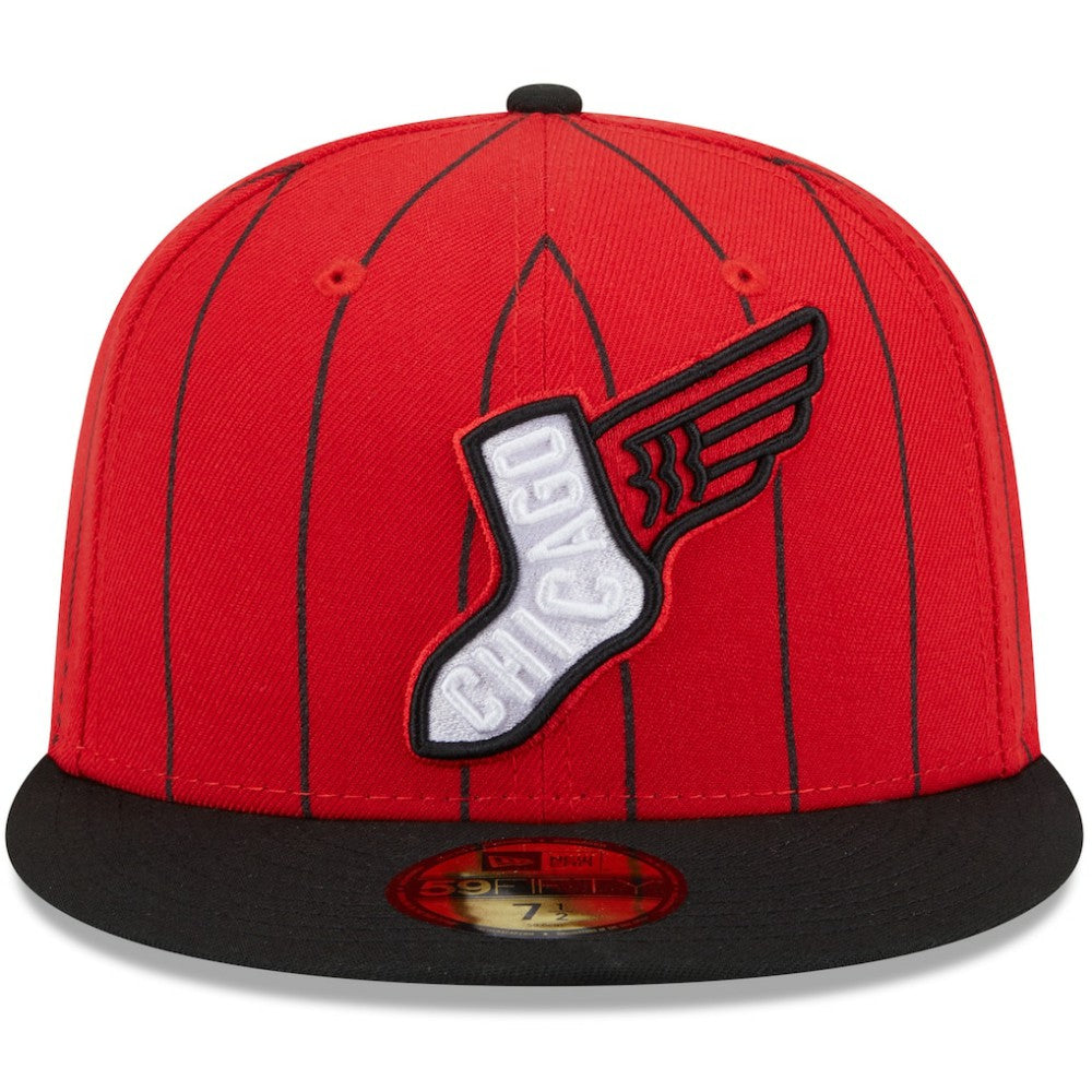 Chicago White Sox New Era 2025 City Connect 59FIFTY Fitted Hat - Red/Black Hats