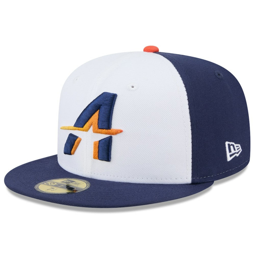 Houston Astros New Era 2025 City Connect 59FIFTY Fitted Hat - White/Navy Hats